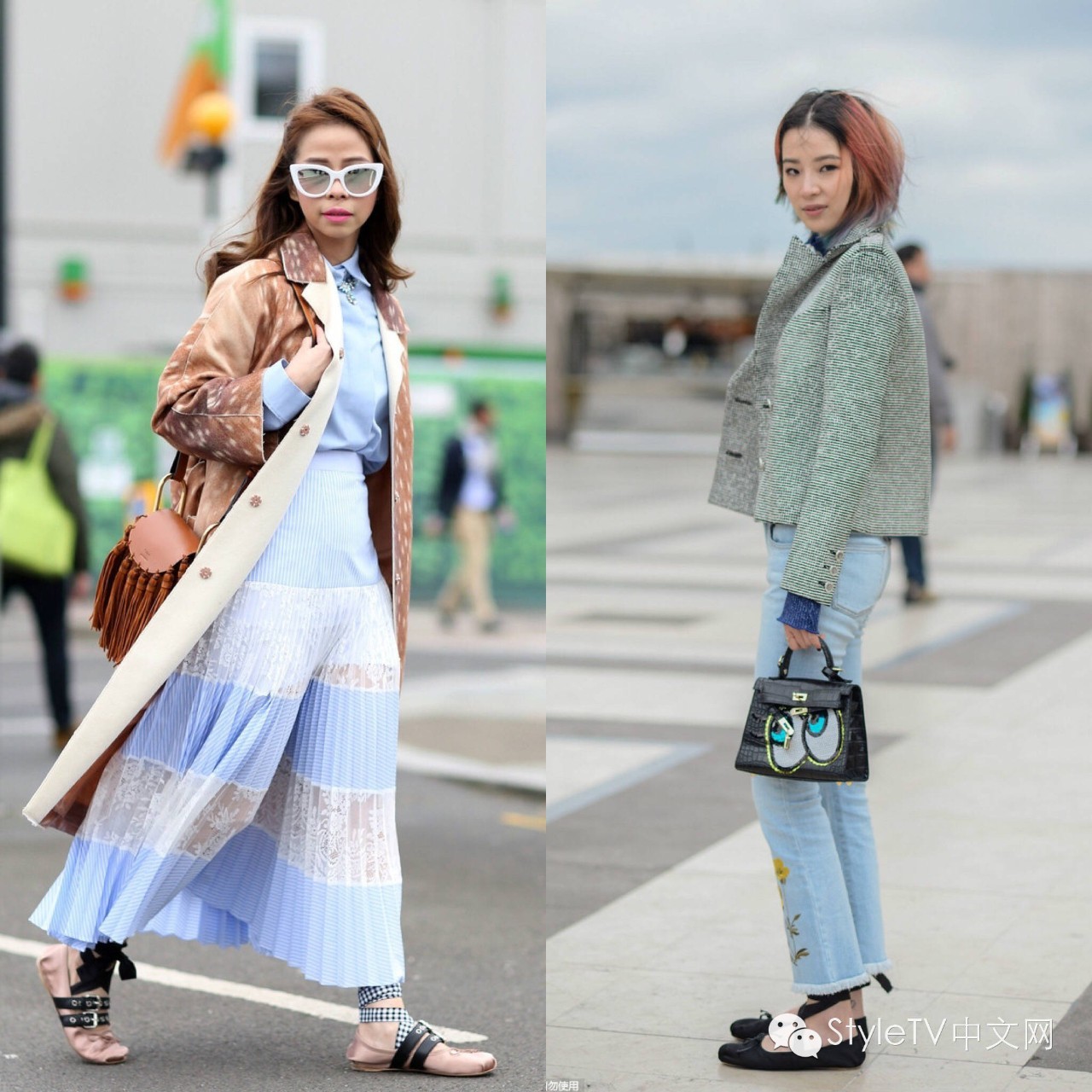 街拍|轻舞飞扬让芭蕾舞鞋助你一臂之力