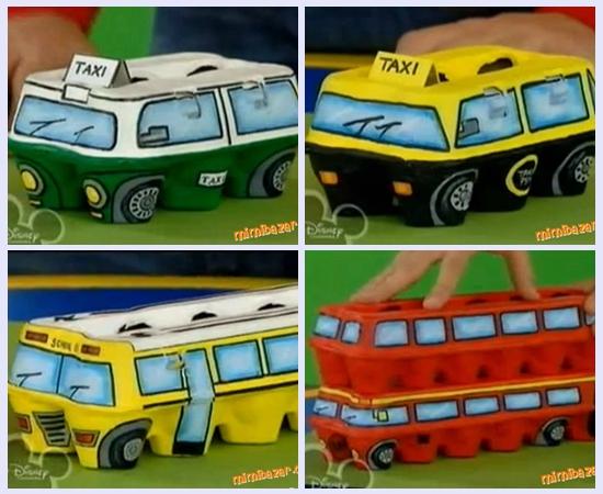 废品制作汽车总动员,汽车总动员卡片制作