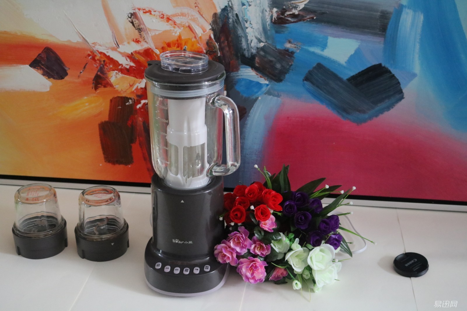 小熊果汁机小型便携料理机,小熊料理机做冰沙