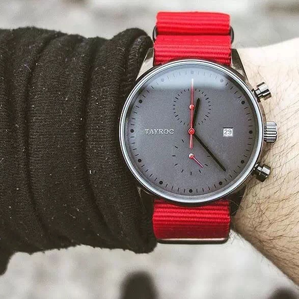 今年给自己买了个表,我去年买了一个表