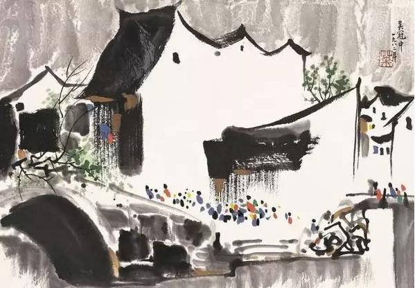 吴冠中画为什么那么值钱,吴冠中的字画拍卖价