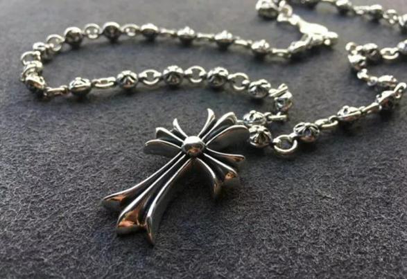 克罗心项链22k金项链,使徒行者克罗心项链