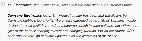 苹果被摔苹果回应,三星电池老化会影响手机速度吗