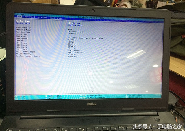 二手dellxps1702x笔记本,维修进水烧坏的戴尔笔记本