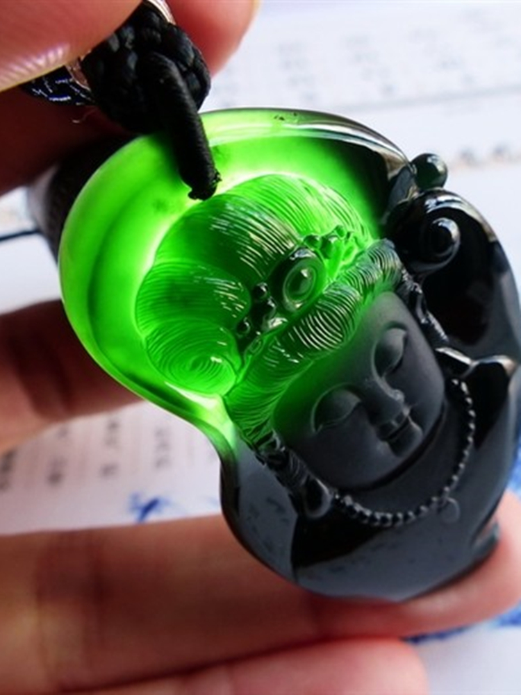 翡翠黑乌鸡款,公盘乌鸡翡翠