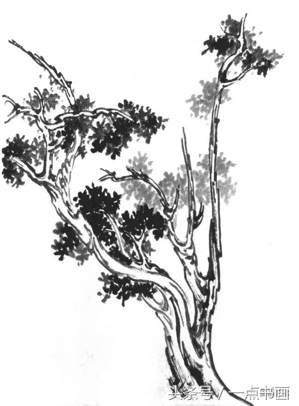 芥子园山水画技法10,芥子园国画山水画教学视频的画法