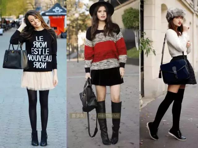 冬天怎么穿裙子才不冷请get这三招,高个子冬天穿什么裙子好看