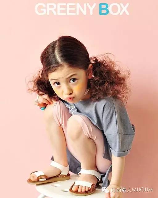 韩国小麻豆ellie春夏甜美童装搭配