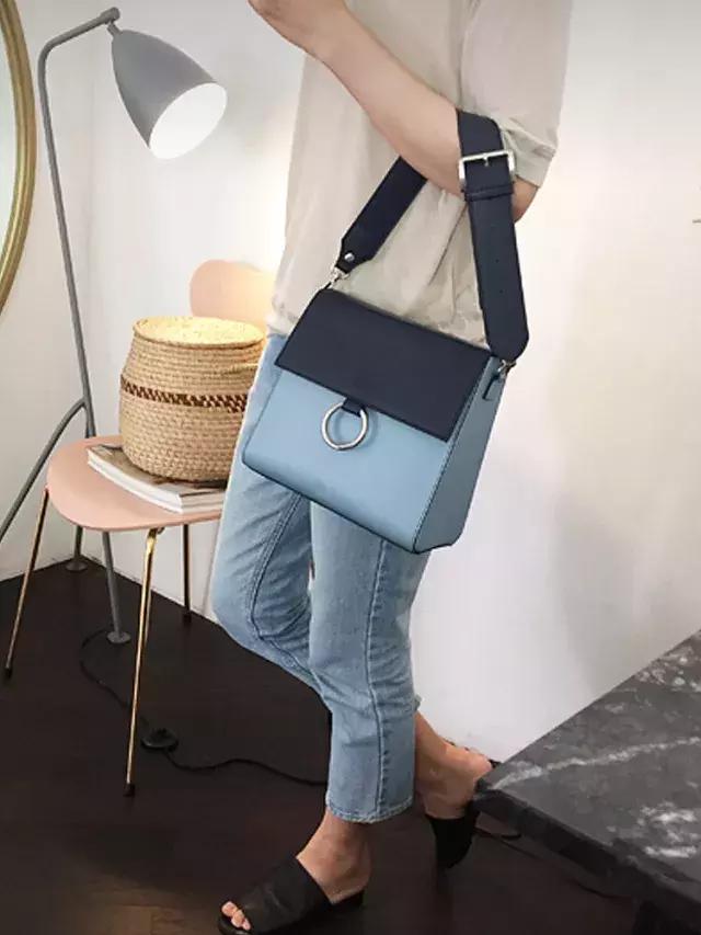 韩国小众蓝色包,韩国小众包