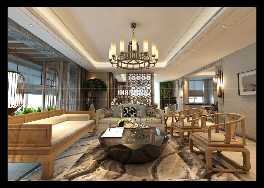 尚景新世界435平米样板间,尚景新世界435平大平层