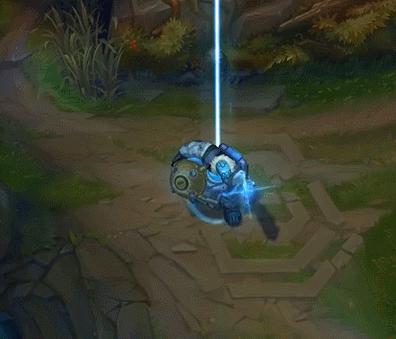 LOL酒桶新皮肤蓝色碎冰特效！洛霞真情侣虐狗