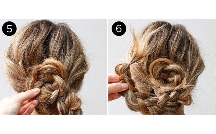 丸子头怎么扎好看又蓬松中长发,杨幂花瓣丸子头的简单扎法蓬松