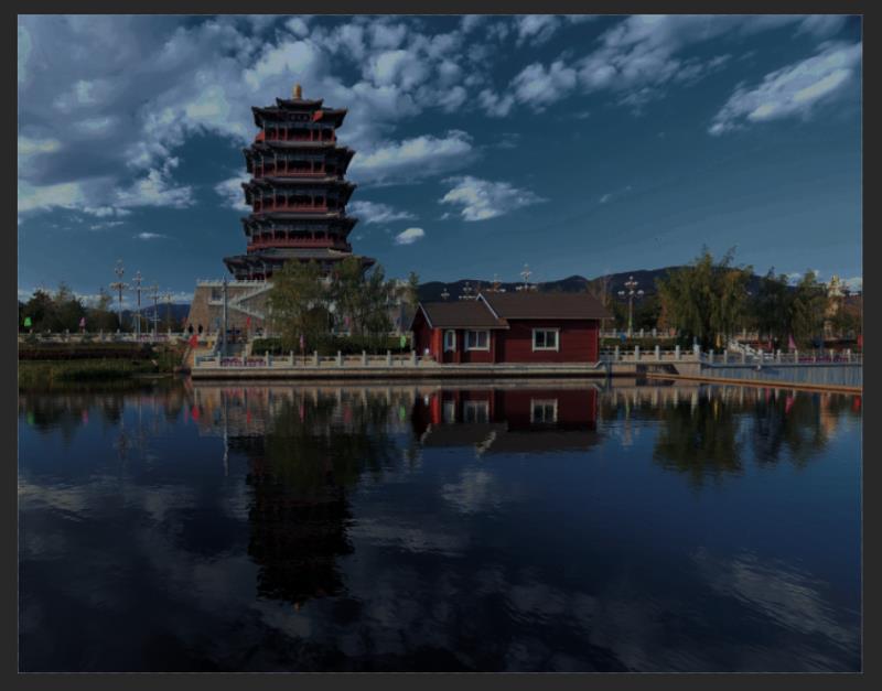 ps把晴天变成阴天效果,ps怎么把晴天变成阴天效果