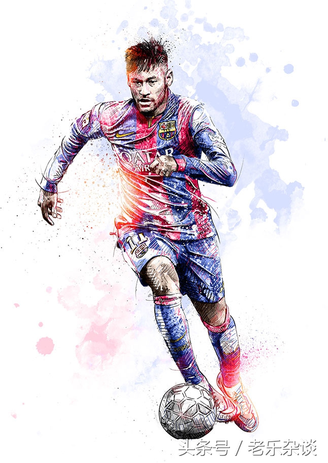 设计师笔下的足球明星，这年头没点才艺不敢说是球迷