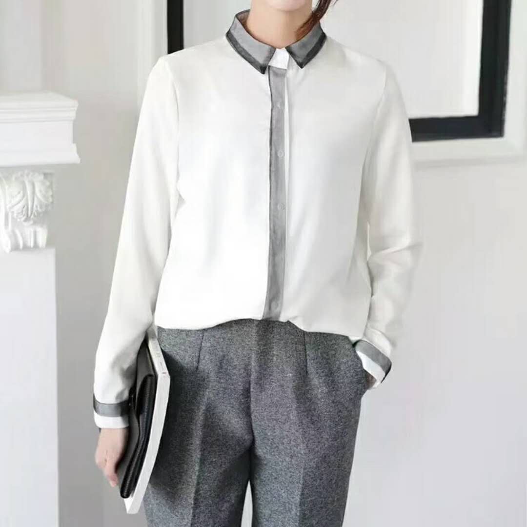 高端上档次衬衣商务通勤风,最时尚最新款的衬衣