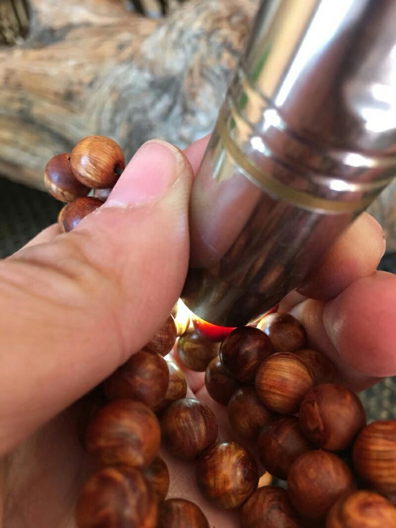 太行崖柏雷击木手串怎么盘玩,崖柏手串怎样快速盘出包浆