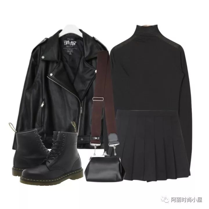 韩版宽松皮夹克搭配什么裤子,韩版帅气皮夹克怎么搭气质