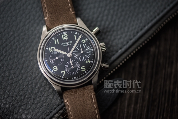 浪琴经典复刻手表如何调时间,时针钟表