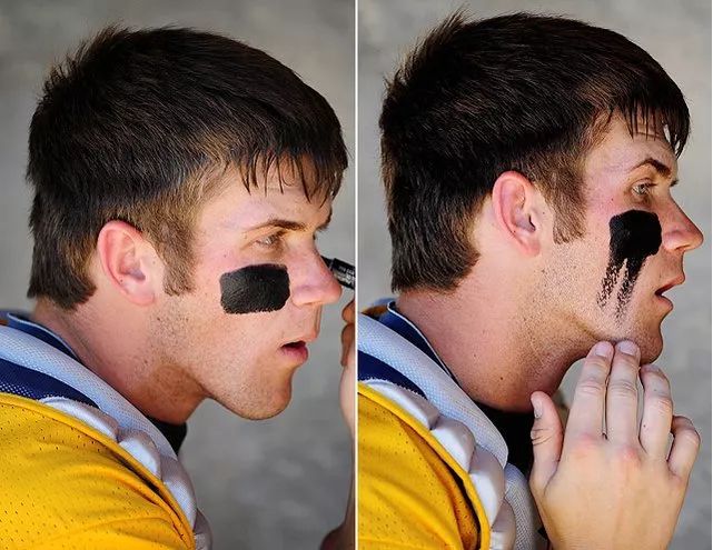 画个黑色的眼,画个黑眼圈