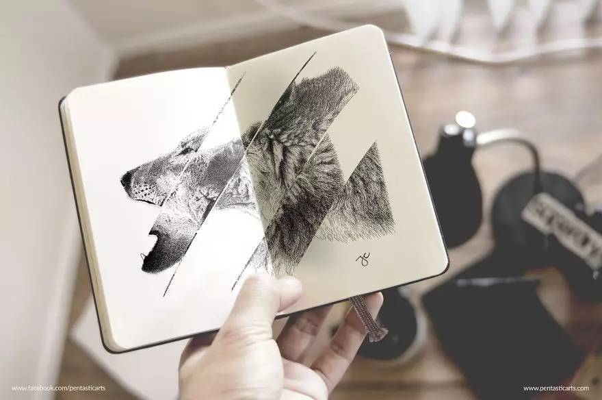 一支樱花针管笔就可以画出一幅惊世作品，厉害了我的哥