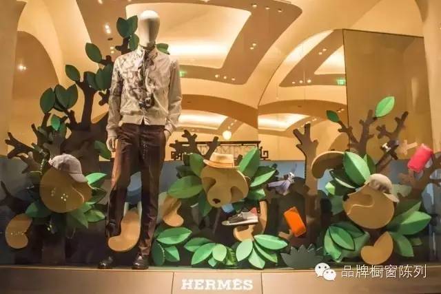 爱马仕橱窗||简单是艺术的底色！