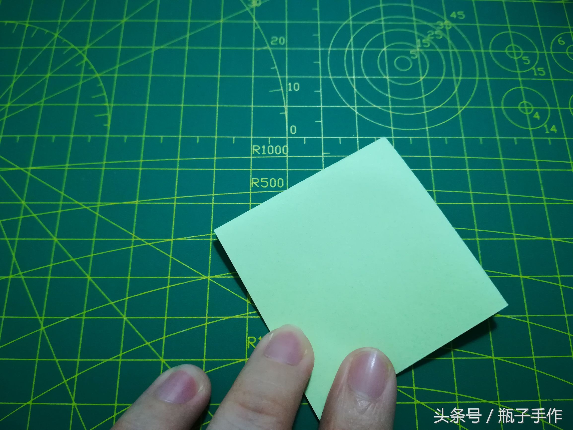 手工diy折纸ins蝴蝶结,手工折纸蝴蝶结详细慢教程