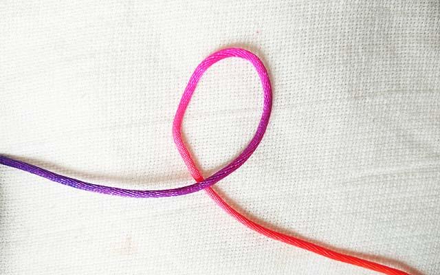 简单的麦穗编绳,麦穗结编绳教程手链