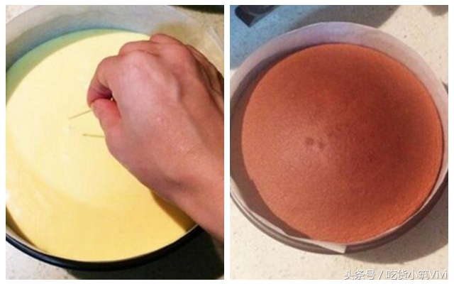 戚风蛋糕脱模技巧,蛋糕烘焙不塌陷做法