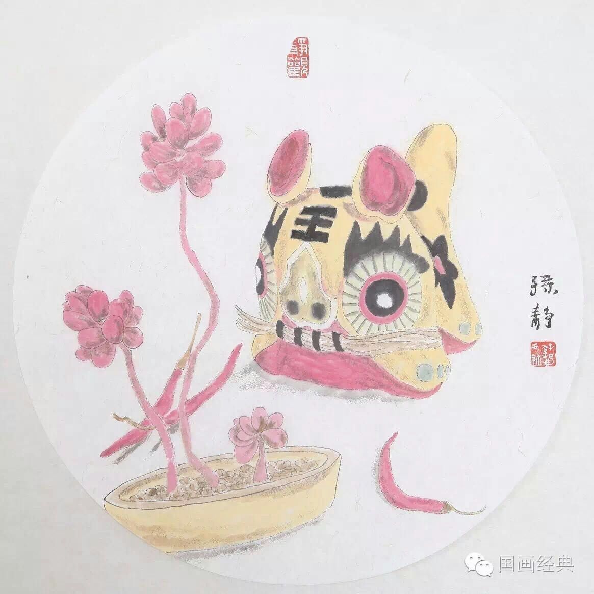 且看花鸟画家孙静的彼岸——浮生——若梦