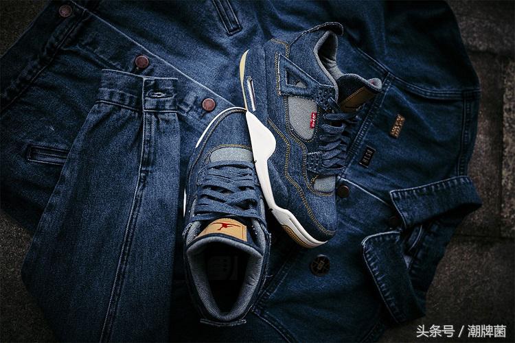 周杰伦上脚levisxairjordan4,levisxairjordan4第二配色