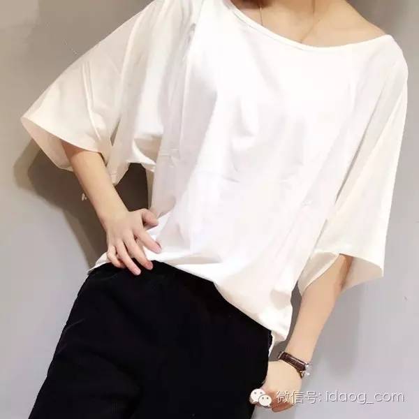 夏天宽松蝙蝠袖,洋气蝙蝠袖夏季
