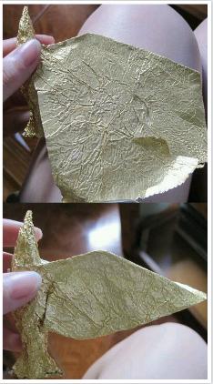 百度贴吧牛人手把手教你旧糖纸折成栩栩老鹰