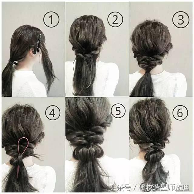 不烫不染怎么弄发型,不烫头发教程