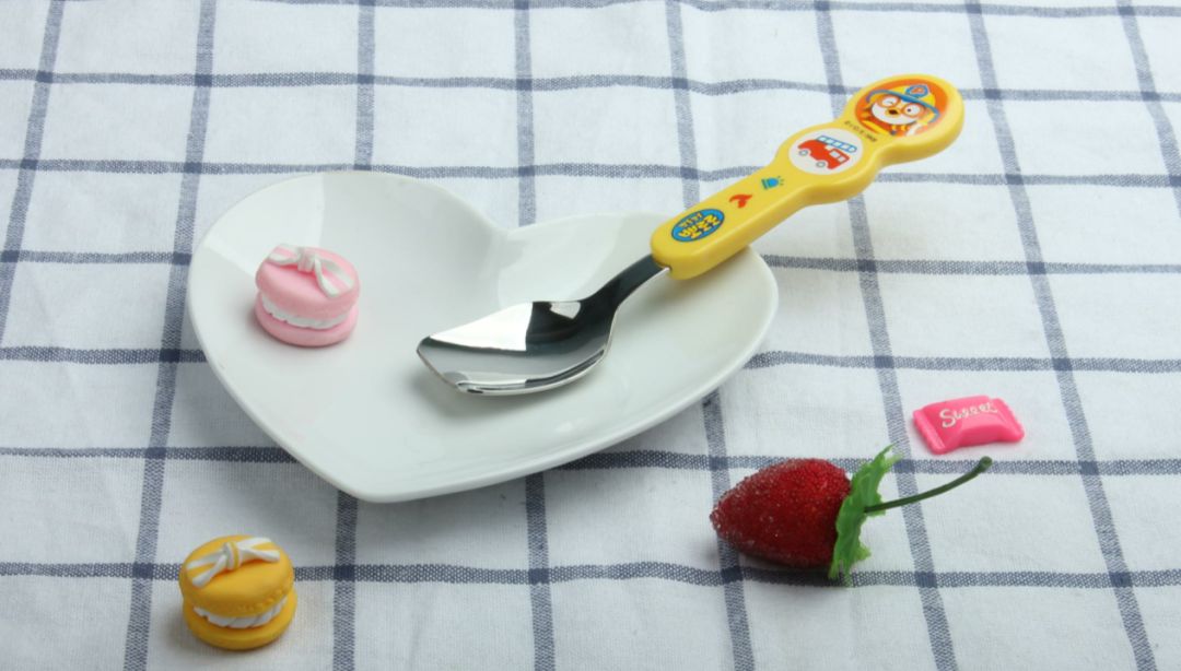 pororo小企鹅餐具套装,啵乐乐儿童便携餐具