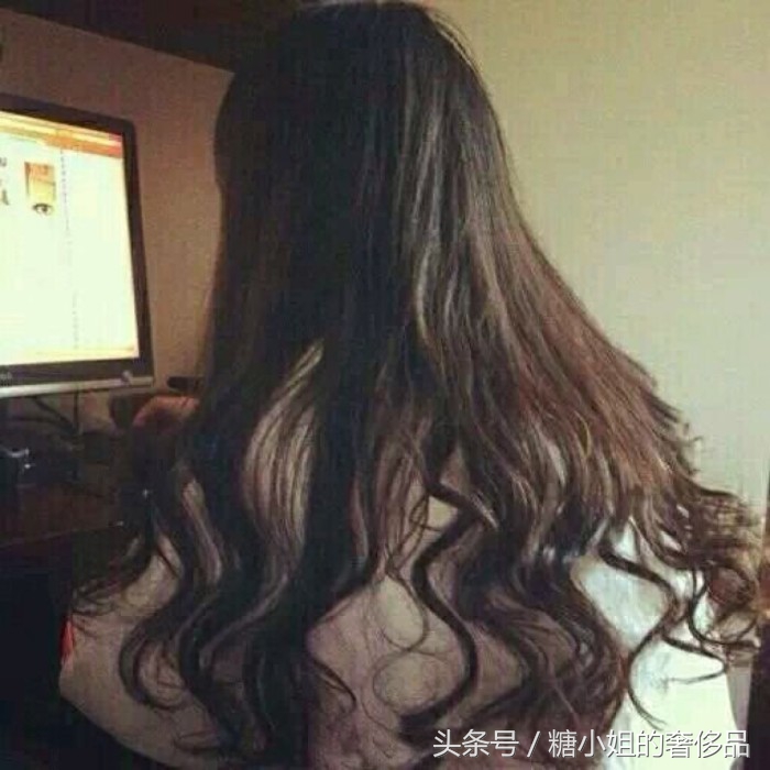 随手弄的卷发,随手一扎都好看的披肩发