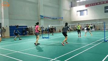 羽毛球双打之双打中瞄着谁打，浪唯来和你一起学习