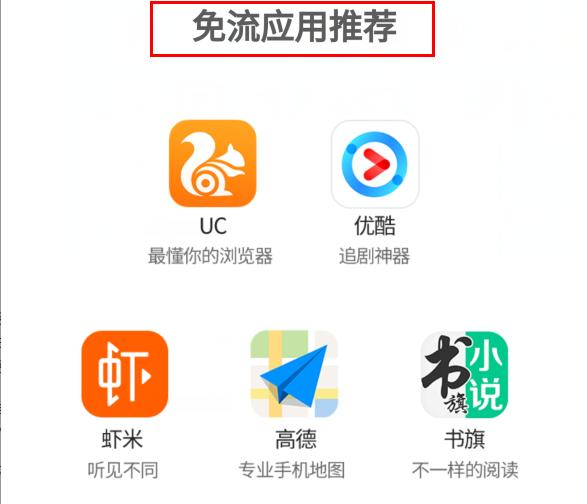 大王卡极速版免流量,大王卡什么app免流量