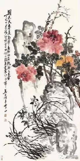董寿平画兰花高清图,郭方颐画兰花作品图片
