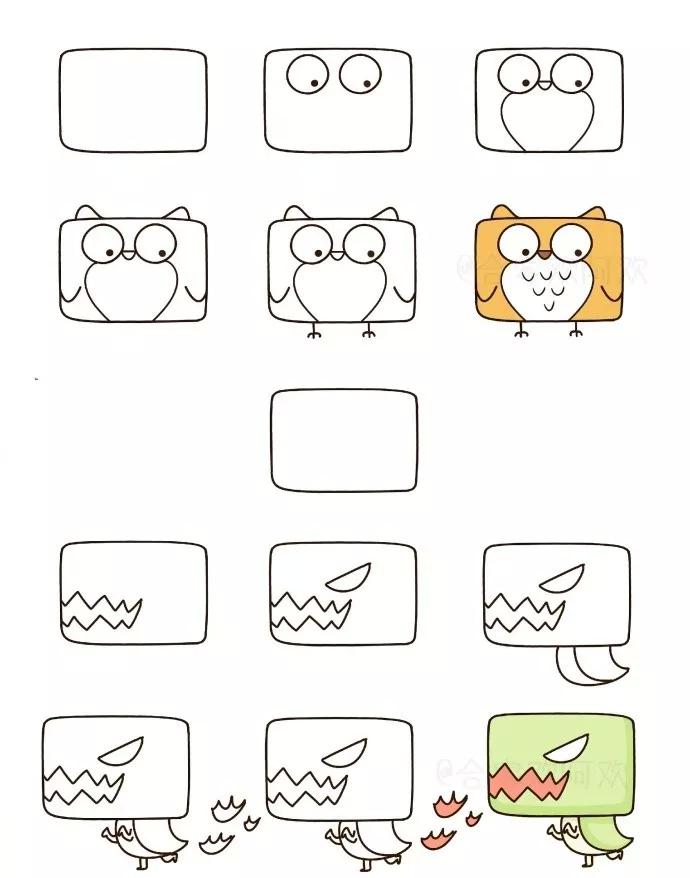 可爱的儿童简笔画大全简单,儿童简笔画大全简单零基础