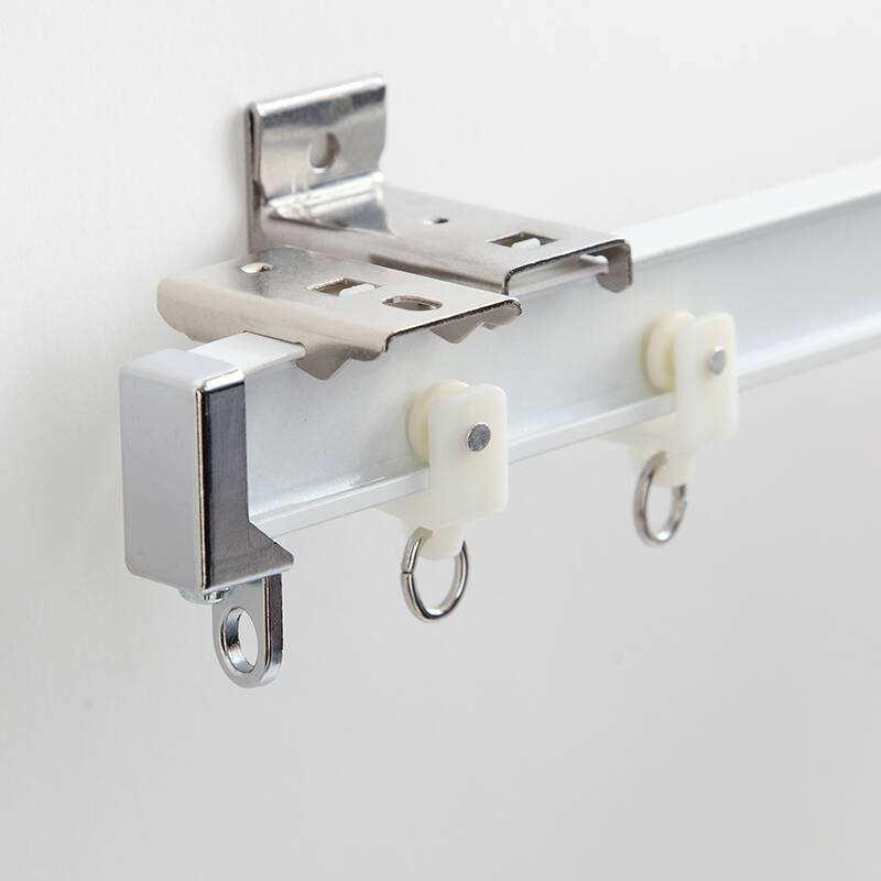 内轨窗帘安装,飘窗上的轨道怎么装