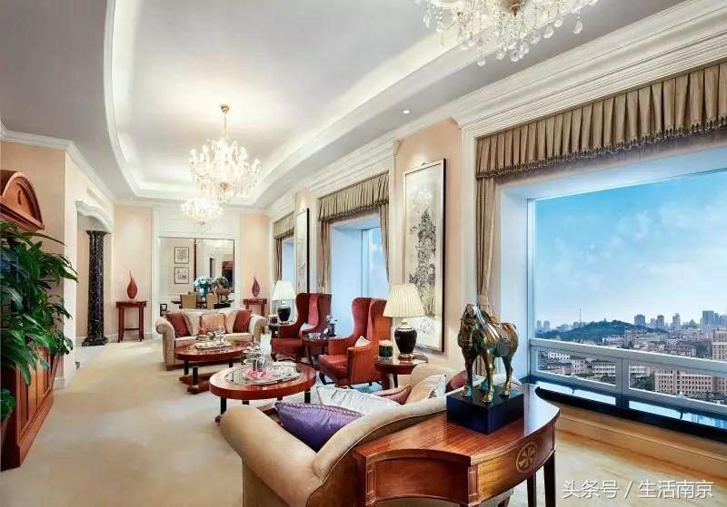 南京超豪华的五星级套房,南京卧室奢华高档