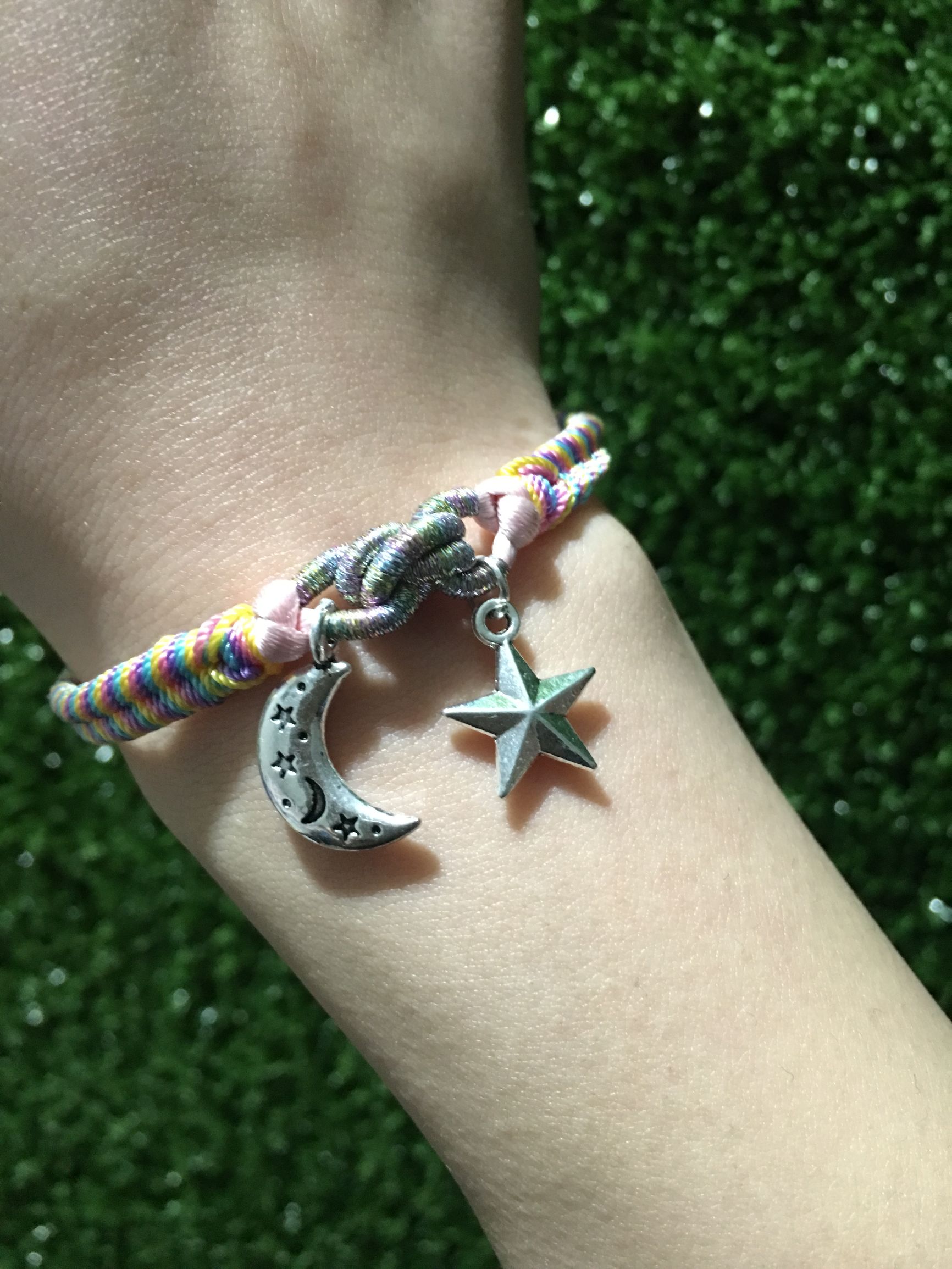 手工编绳教程腰链的编织方法,双菱形斜卷结手绳编织教程