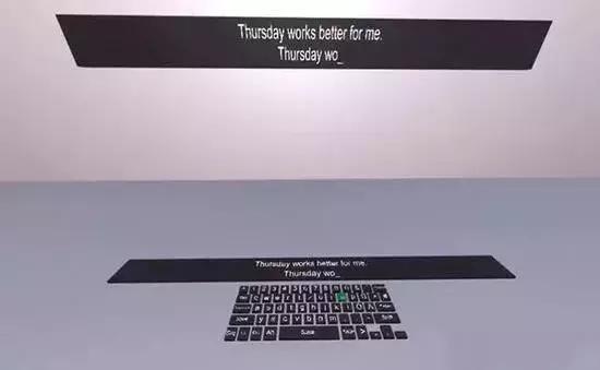 VR文本输入，想说爱你不容易