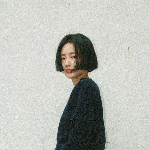 美发泡面卷短发,烫发泡面头短发女