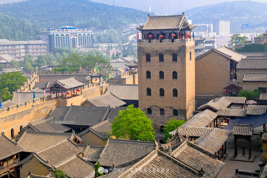 俯瞰皇城,空中俯瞰美丽的视频