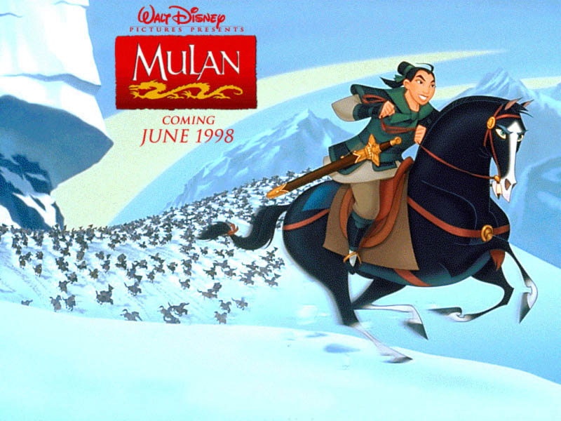 花木兰的全部的动画片,花木兰好莱坞动画片