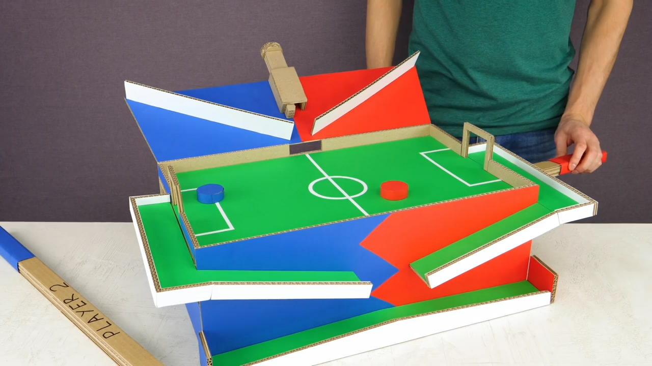 如何用磁铁制作可以玩的足球场,磁铁做足球