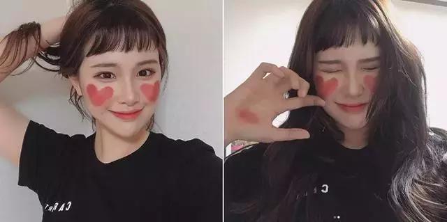 有爱心的腮红,lilybyred爱心腮红黄黑皮