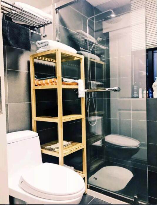 小户型北欧定制柜色彩搭配,蓝色北欧风小户型效果