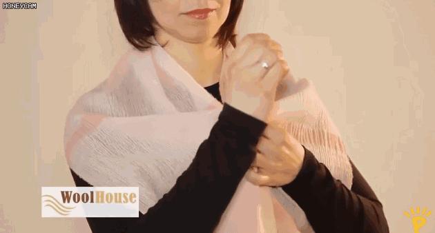 告诉你围巾怎样系得优雅有气质